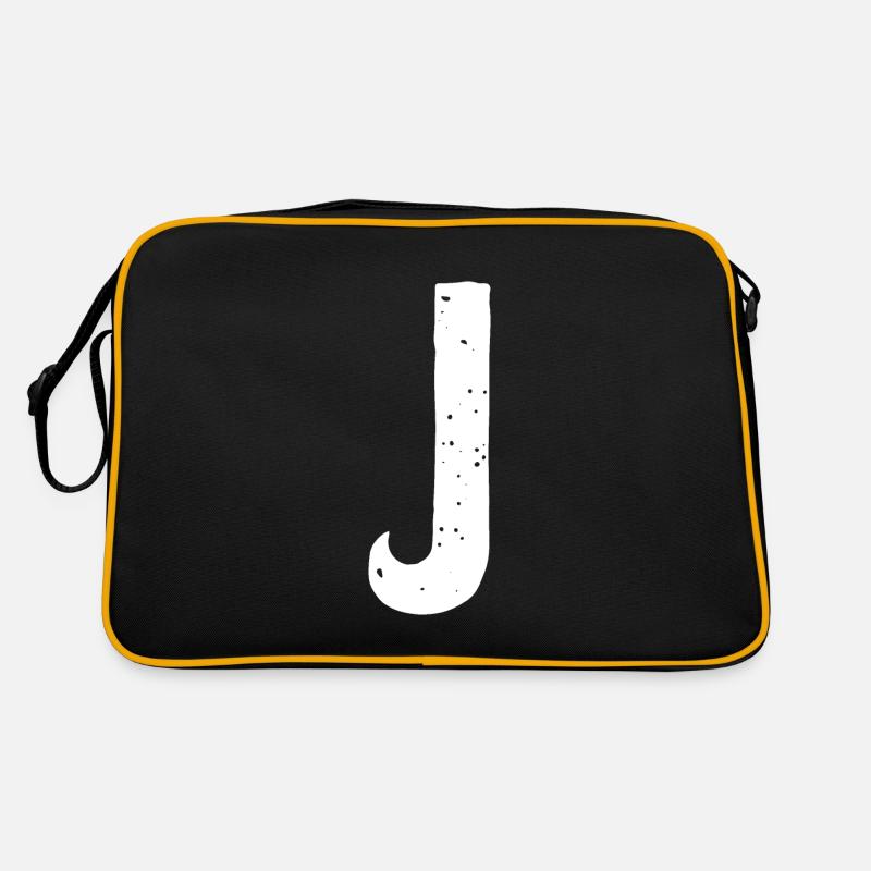 J Letter Retro Bag