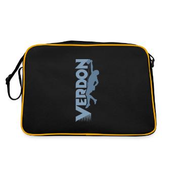 climb escalade verdon sport climbing - Sac Retro - noir/or - Dos