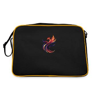 Phoenix - Retro Tasche - Schwarz/Gold - Hinten