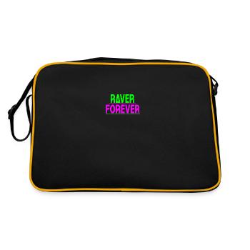 Raver pour toujours - Sac Retro - noir/or - Dos