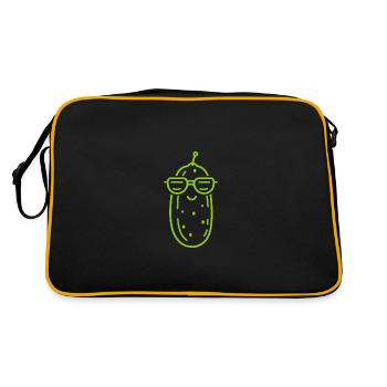 Cornichon - Sac Retro - noir/or - Dos