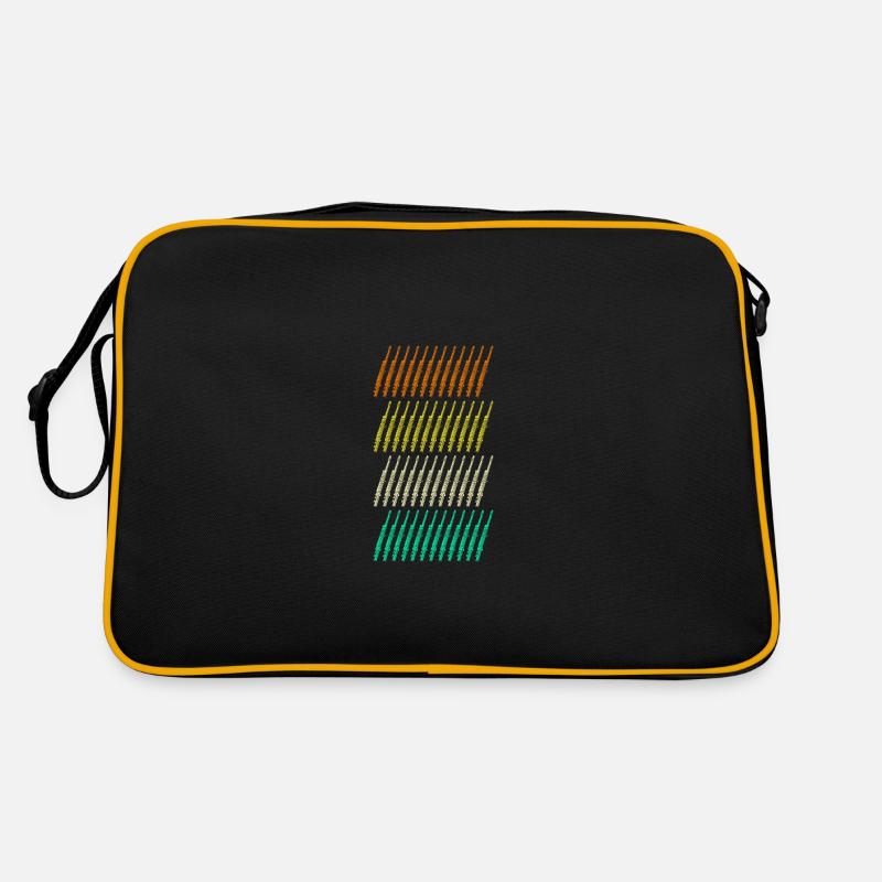 Flötist Querflöte Retro Tasche