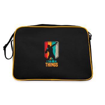 shot put - Retro Bag - black/gold - Back