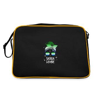 Sierra Leone - Sac Retro - noir/or - Dos
