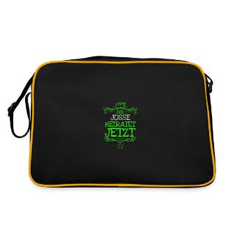 Baccalauréat Josse - Sac Retro - noir/or - Dos