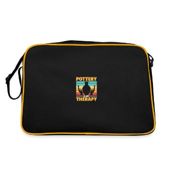 Céramique Poterie Poterie - Sac Retro - noir/or - Dos