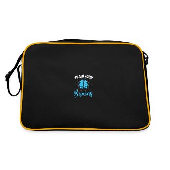 Neurosurgeon Neuroscience Neurology Neurol - Retro Bag - black/gold - Back