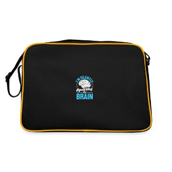Neurosurgeon Neuroscience Neurology Neurol - Retro Bag - black/gold - Back