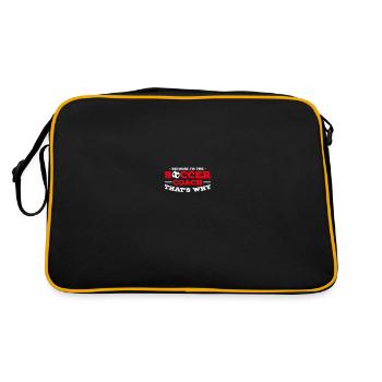 Coaching Football Father Coach Football Coach - Retro Bag - black/gold - Back