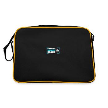 Coaching Football Father Coach Football Coach - Retro Bag - black/gold - Back