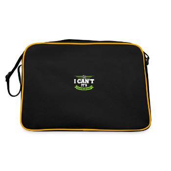 Coaching Football Father Coach Football Coach - Retro Bag - black/gold - Back