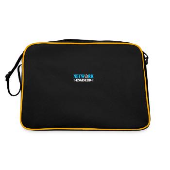 Computer Network Technology Network Engineer - Retro Bag - black/gold - Back