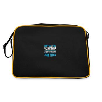 Computer Network Technology Network Engineer - Retro Bag - black/gold - Back