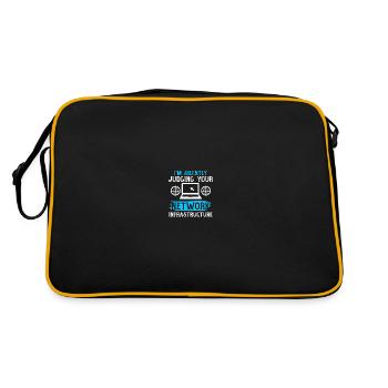 Computer Network Technology Network Engineer - Retro Bag - black/gold - Back