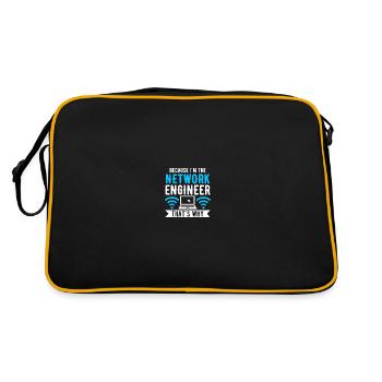 Computer Network Technology Network Engineer - Retro Bag - black/gold - Back