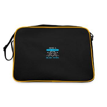 Infirmière pédiatrique Infirmière USIP - Sac Retro - noir/or - Dos