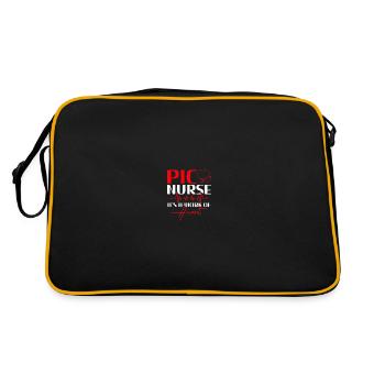 Infirmière pédiatrique Infirmière USIP - Sac Retro - noir/or - Dos