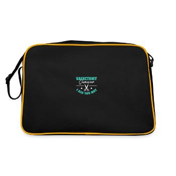 Urologue après vasectomie - Sac Retro - noir/or - Dos
