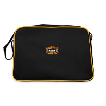 Urologue après vasectomie - Sac Retro - noir/or - Dos
