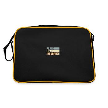 Assureur - Sac Retro - noir/or - Dos