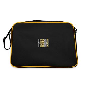 Dragon barbu - Sac Retro - noir/or - Dos