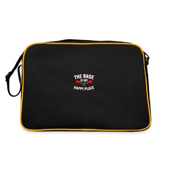 Lasertag Laser Tag - Sac Retro - noir/or - Dos