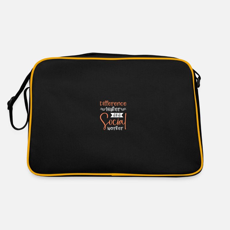 Travailleur social scolaire Sac Retro