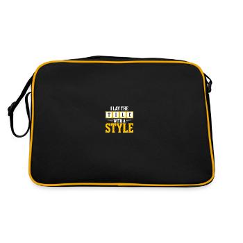 Flooring installation Flooring installers Contractors - Retro Bag - black/gold - Back