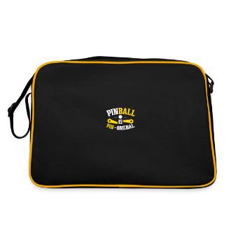 Joueur de flipper Flipper - Sac Retro - noir/or - Dos