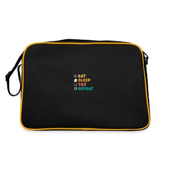 Joueur de flipper Flipper - Sac Retro - noir/or - Dos