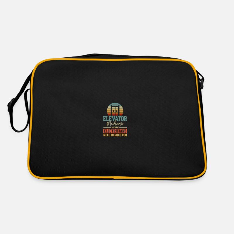 Elevator Technician Elevator Mechanic Retro Bag