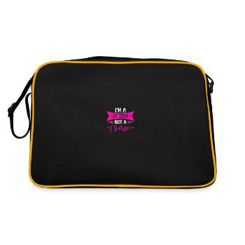 Technicien en tomodensitométrie aux rayons X - Sac Retro - noir/or - Dos