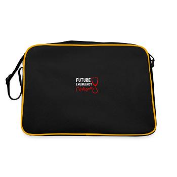 Infirmière d’urgence Infirmière d’urgence - Sac Retro - noir/or - Dos