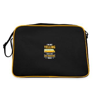 School Bus Monitor - Retro Bag - black/gold - Back
