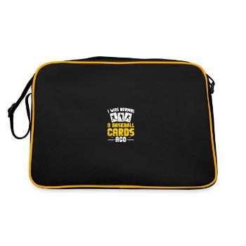 Baseball Card Collector Baseball Card - Sac Retro - noir/or - Dos