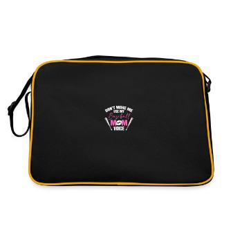 Maman baseball - Sac Retro - noir/or - Dos