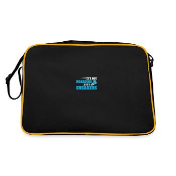 Chaussure Collector Sneaker Collector Sneakerhead - Sac Retro - noir/or - Dos