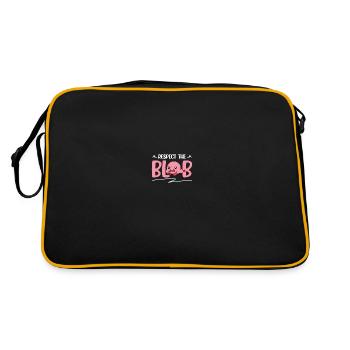 Poisson Blob Poisson Blob - Sac Retro - noir/or - Dos