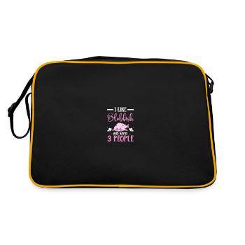 Poisson Blob Poisson Blob - Sac Retro - noir/or - Dos
