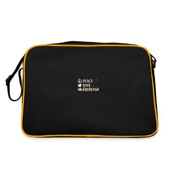 Poisson Blob Poisson Blob - Sac Retro - noir/or - Dos
