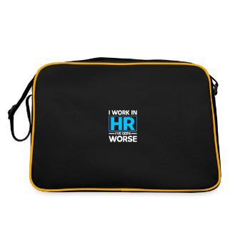 Responsable RH Ressources Humaines - Sac Retro - noir/or - Dos