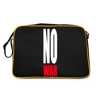 Pas de guerre ! - Pas de guerre - Paix - Sac Retro - noir/or - Dos