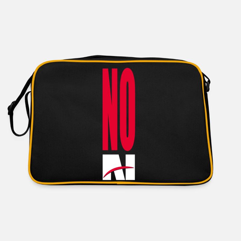 NO AI - no artificial intelligence Retro Bag