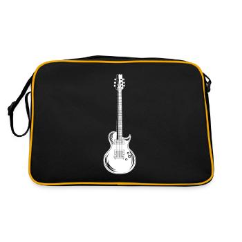 Guitare électrique Guitariste Guitare Design Guitare Jouer - Sac Retro - noir/or - Dos