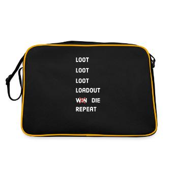 Gamers Life - Sac Retro - noir/or - Dos