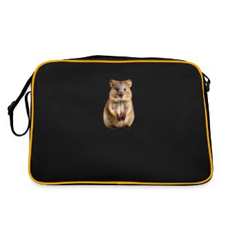 Quokka - Sac Retro - noir/or - Dos