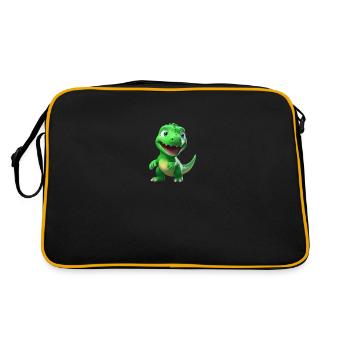 Tinysaure - Retro Bag - black/gold - Back