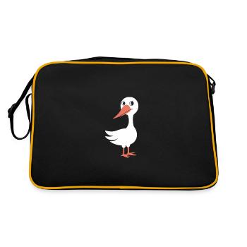 stork - Retro Bag - black/gold - Back