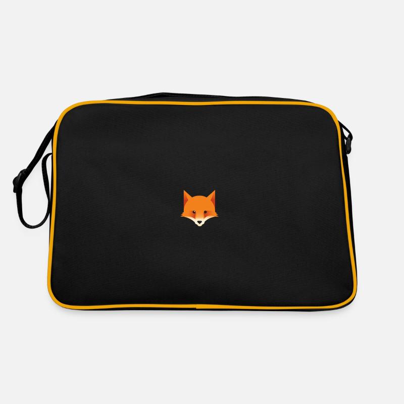 Fox - Sac Retro - noir/or