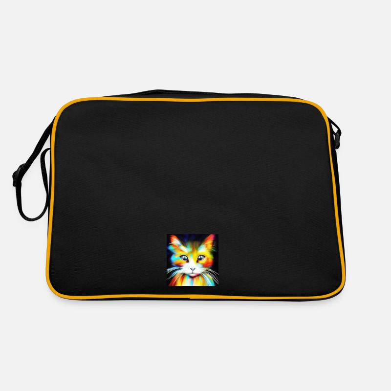 KI Katze Retro Tasche